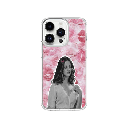 Lana Del Re Kisses Pattern Phone Case.