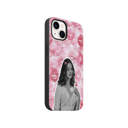 Lana Del Re Kisses Pattern Phone Case.