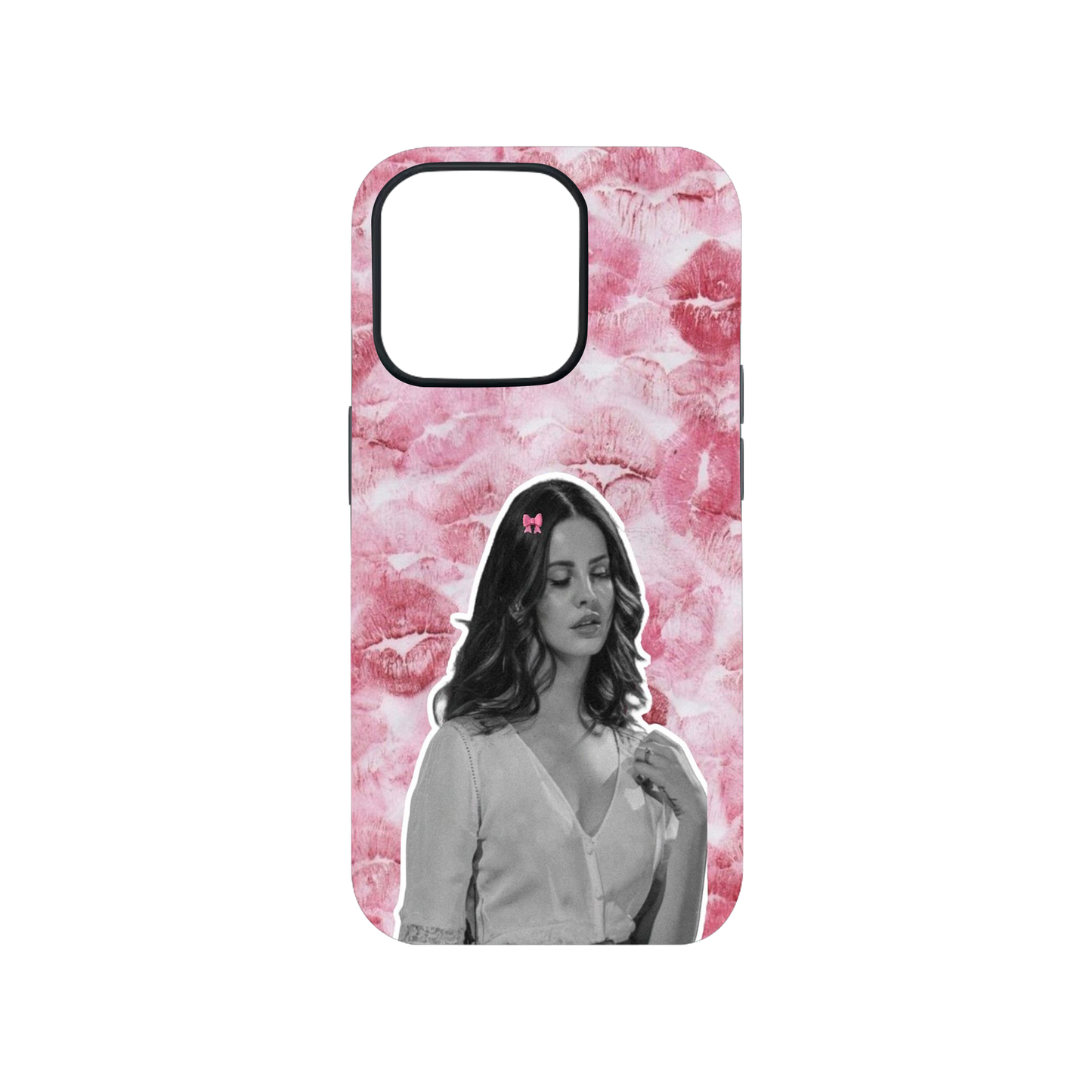 Lana Del Re Kisses Pattern Phone Case.