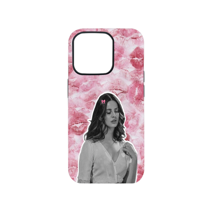 Lana Del Re Kisses Pattern Phone Case.