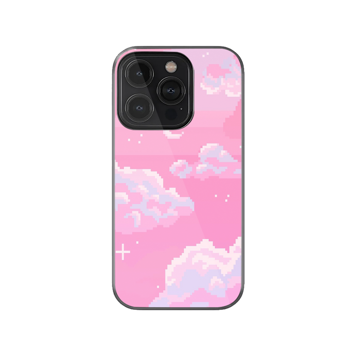 Minecraft Pink Sky Aesthetic Phone Case.