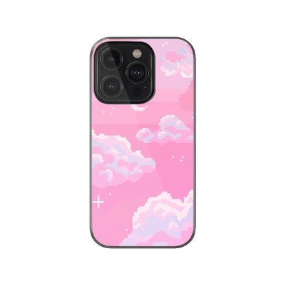 Minecraft Pink Sky Aesthetic Phone Case.