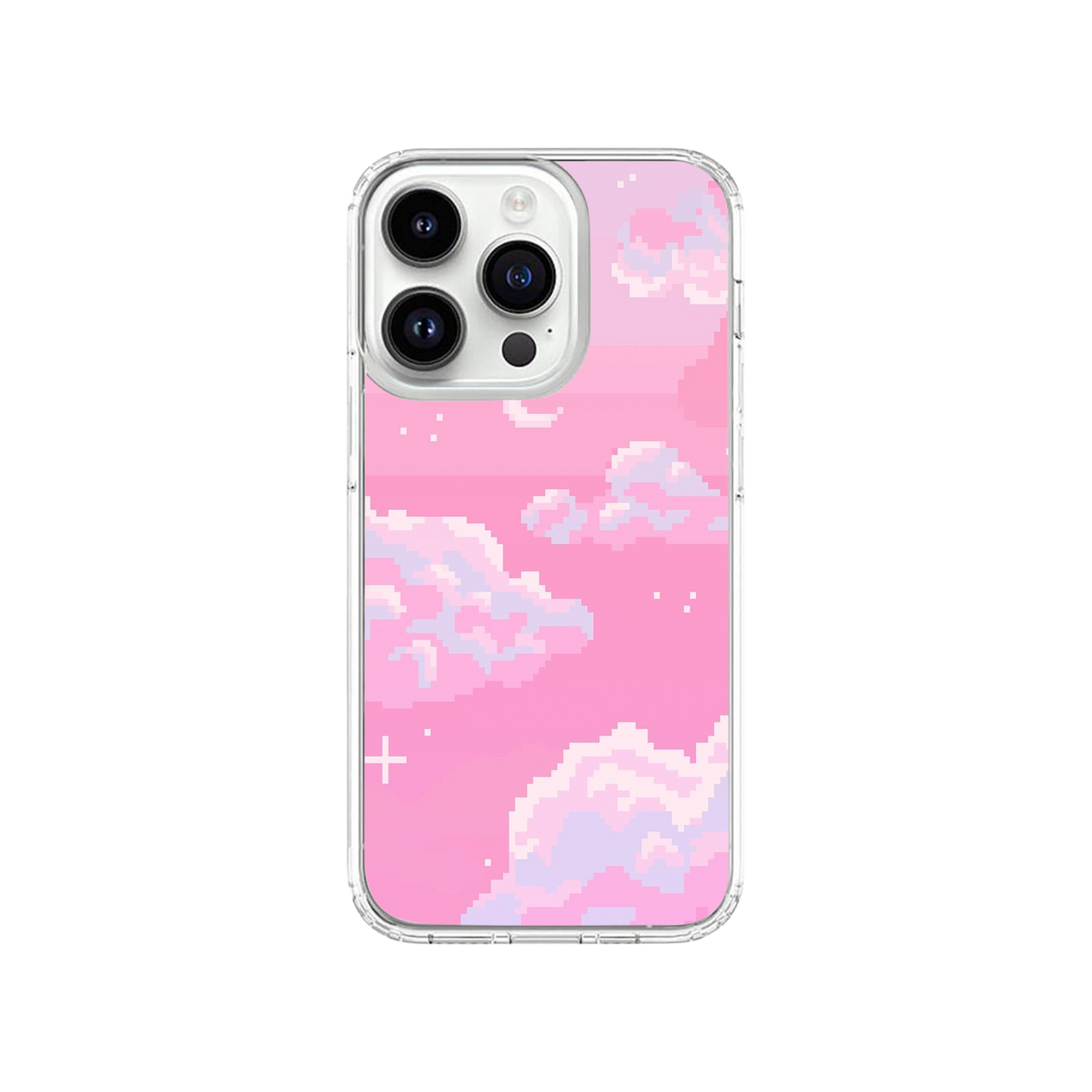 Minecraft Pink Sky Aesthetic Phone Case.