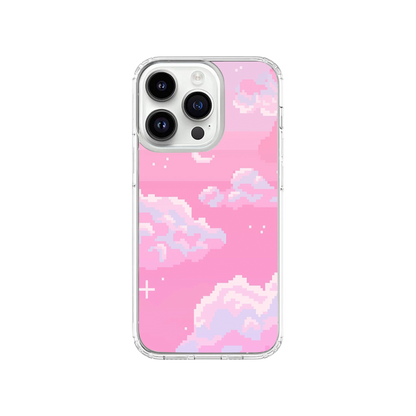 Minecraft Pink Sky Aesthetic Phone Case.
