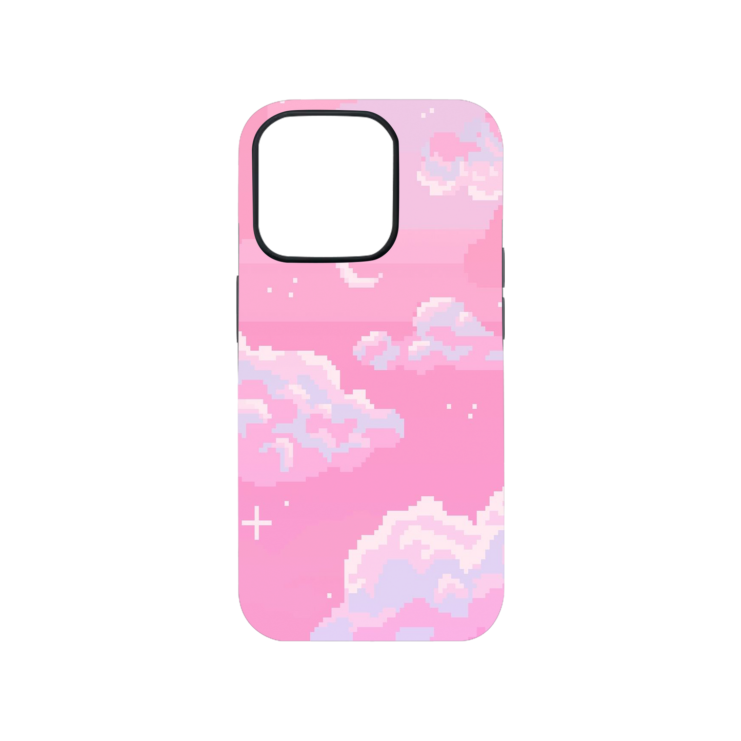 Minecraft Pink Sky Aesthetic Phone Case.
