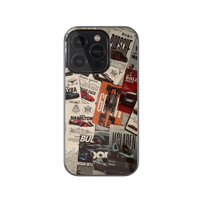Super Cars Collage Phone Case.