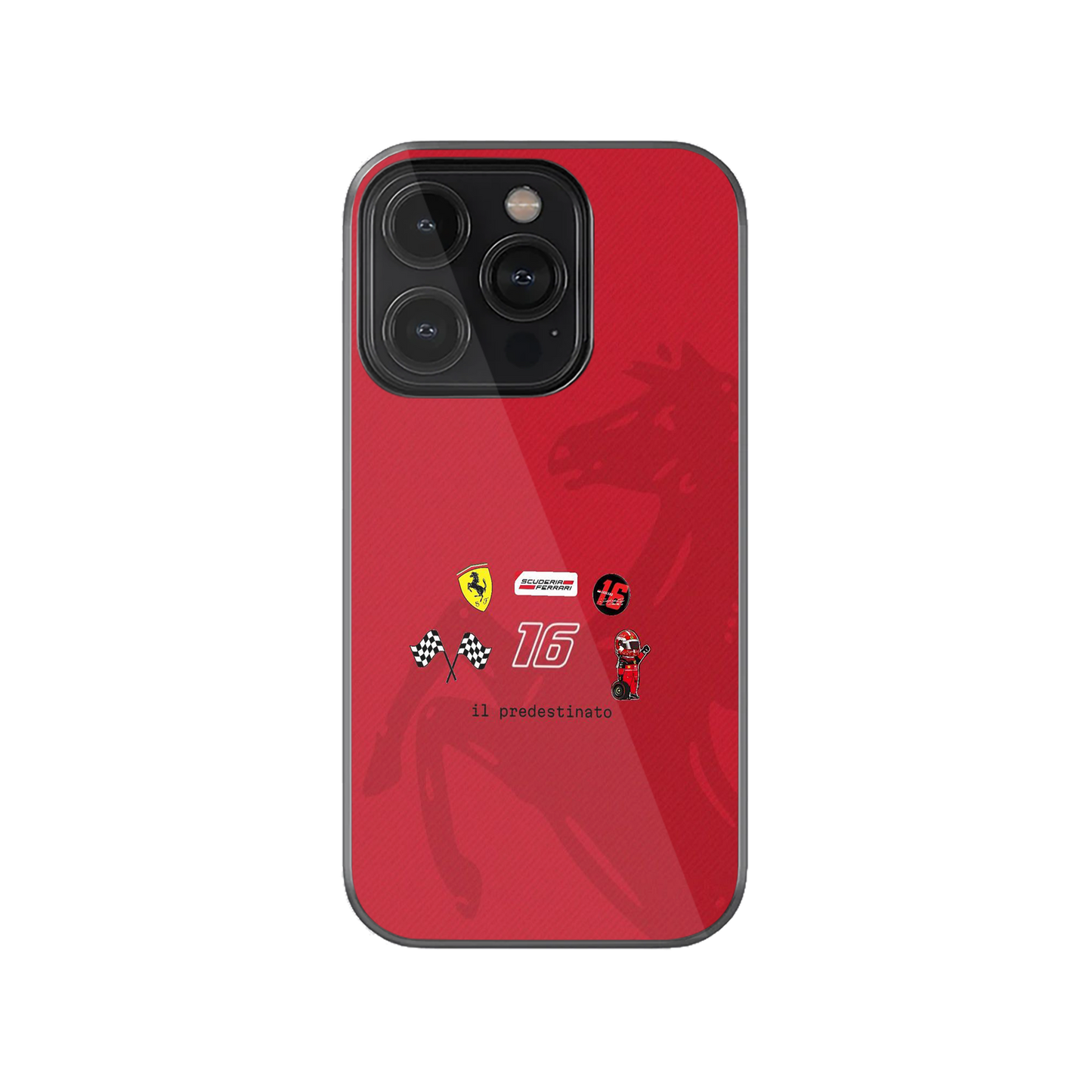 Ferrari Leclerc 16 Phone Case.