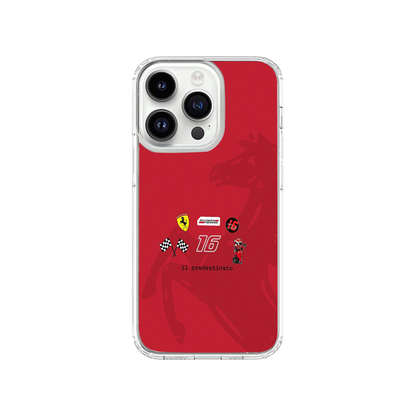 Ferrari Leclerc 16 Phone Case.