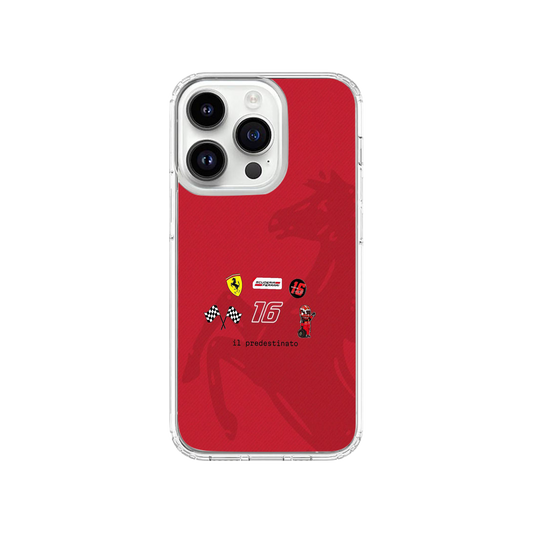 Ferrari Leclerc 16 Phone Case.