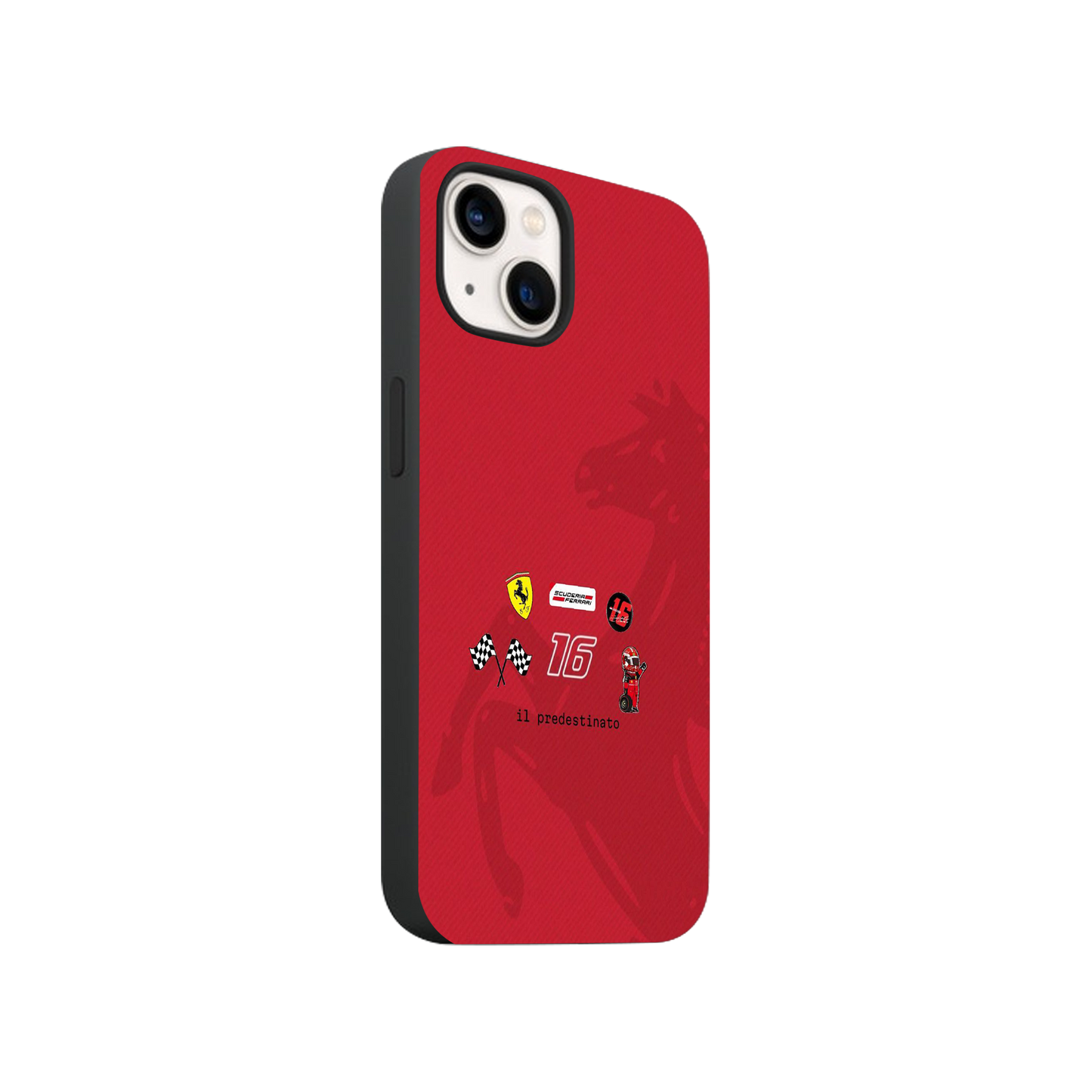 Ferrari Leclerc 16 Phone Case.
