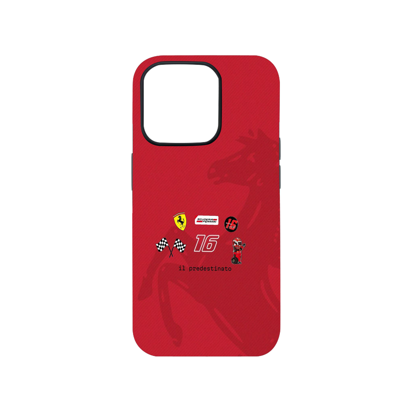 Ferrari Leclerc 16 Phone Case.