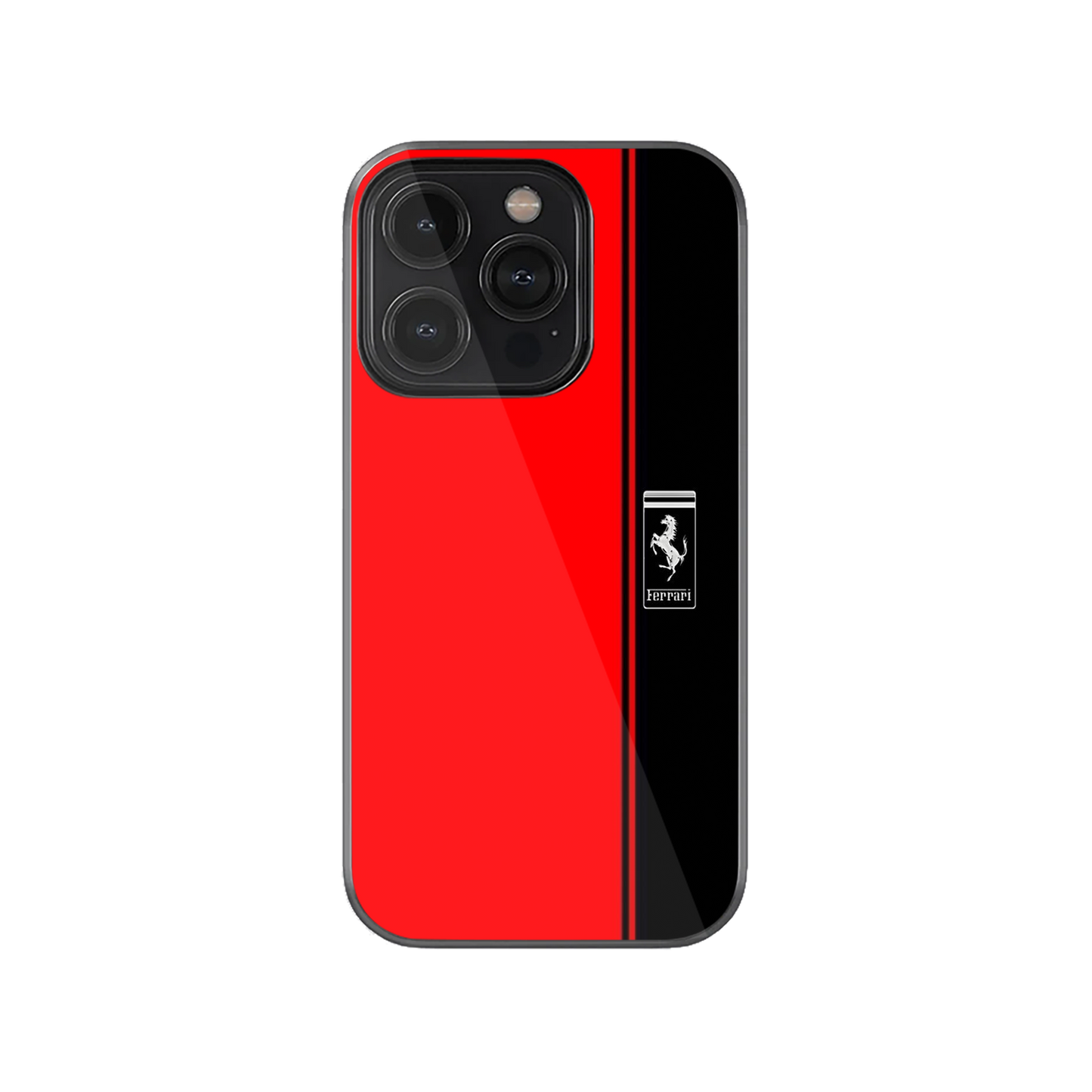 Ferrari Red & Black Phone Case.