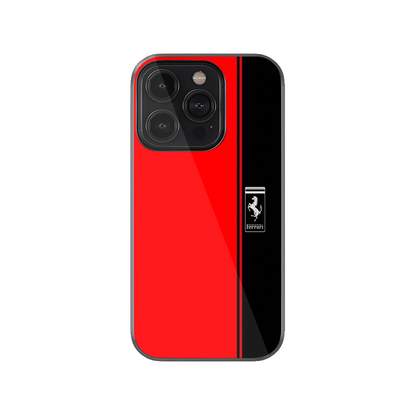 Ferrari Red & Black Phone Case.