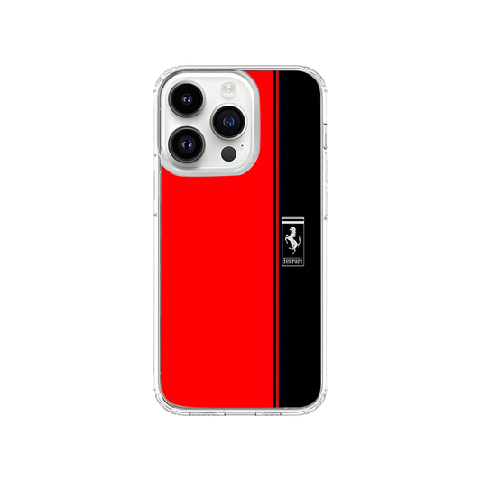 Ferrari Red & Black Phone Case.