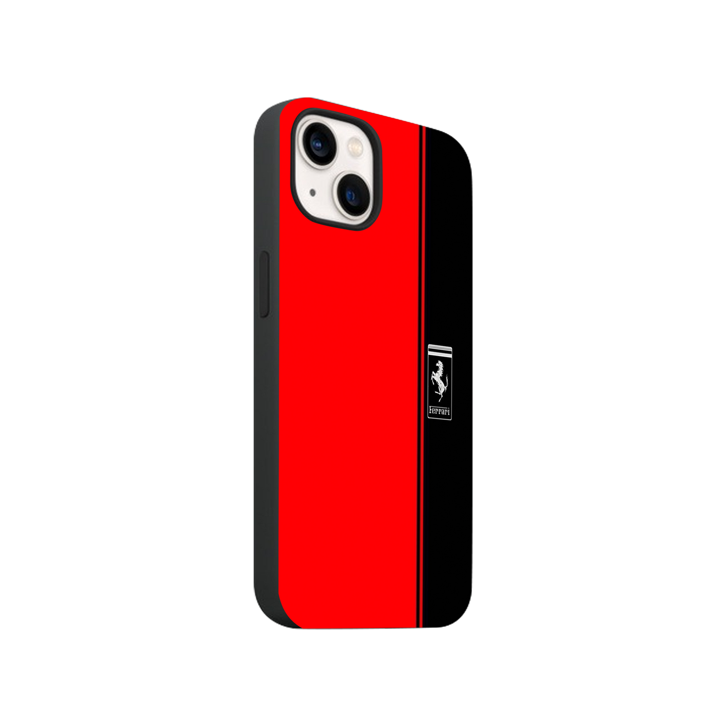 Ferrari Red & Black Phone Case.