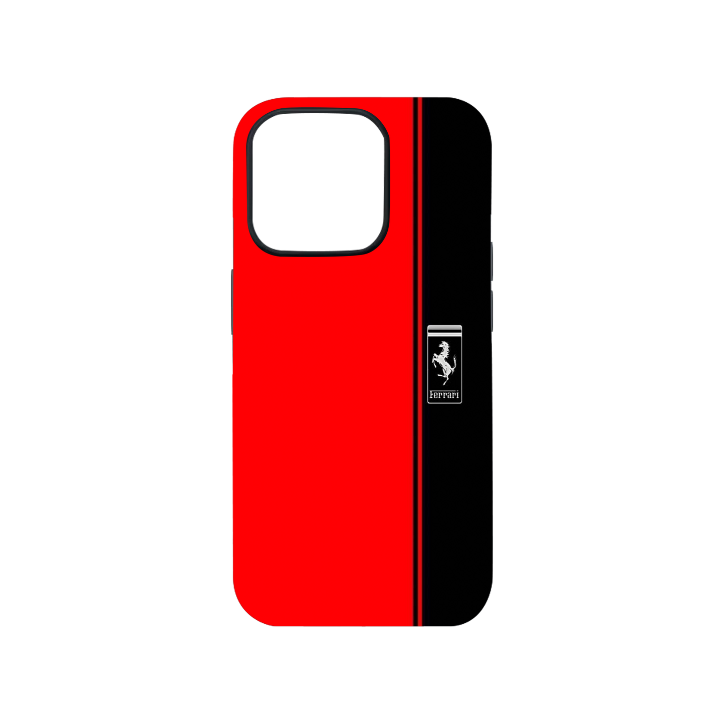 Ferrari Red & Black Phone Case.