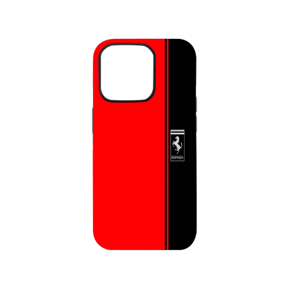 Ferrari Red & Black Phone Case.