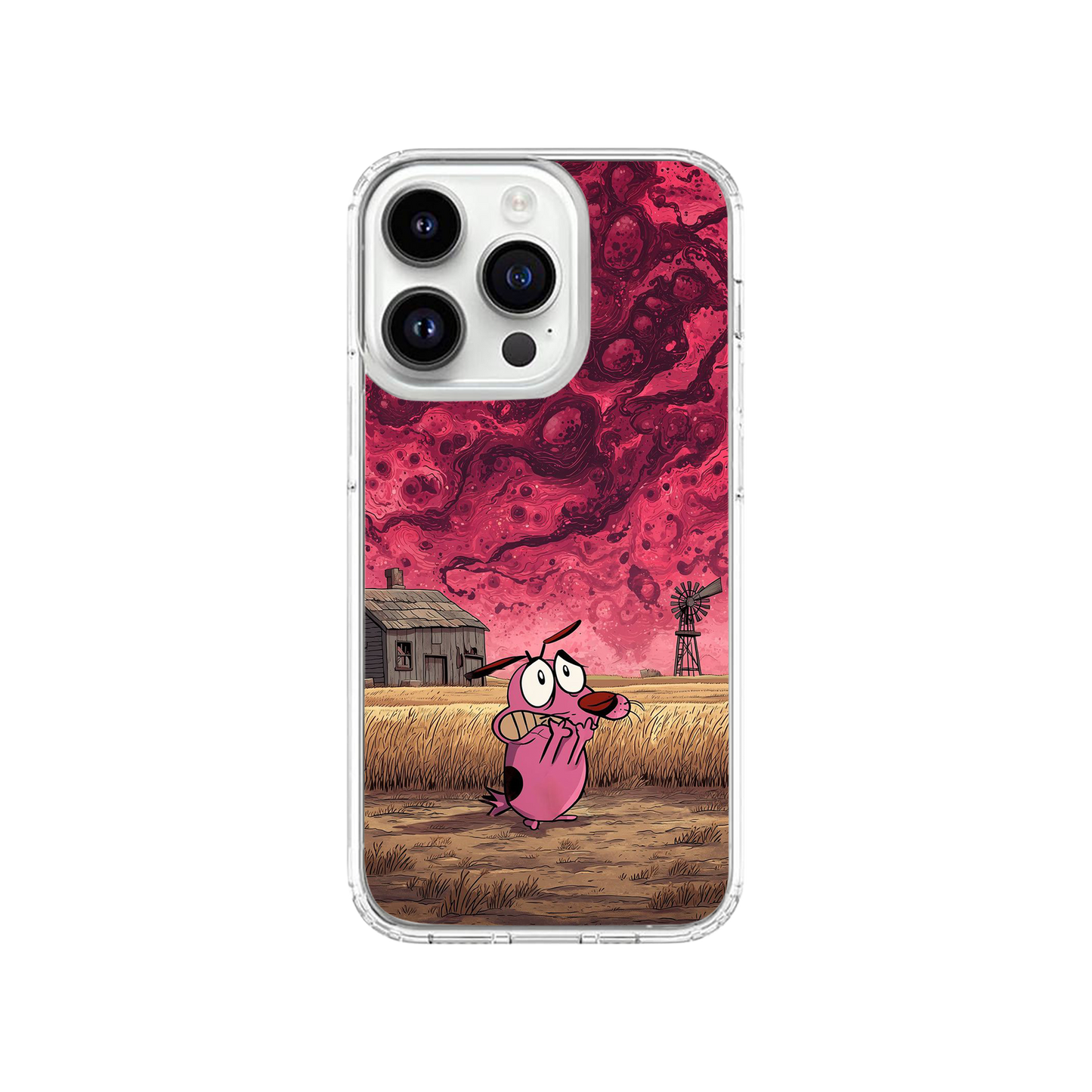 Courage the Cowardly Dog Phone Case.