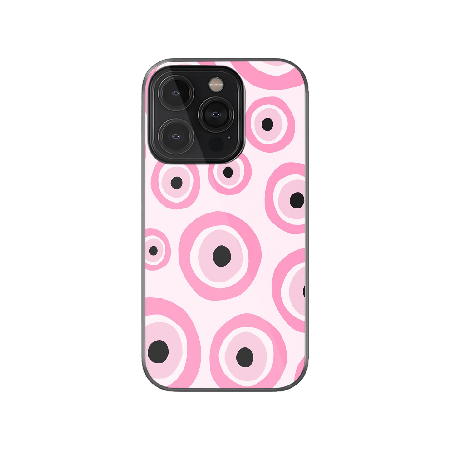 Pink Evil Eye Phone Case.