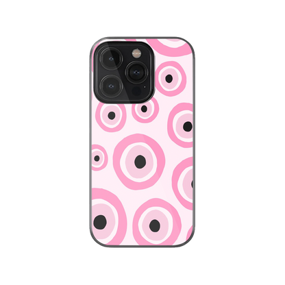 Pink Evil Eye Phone Case.