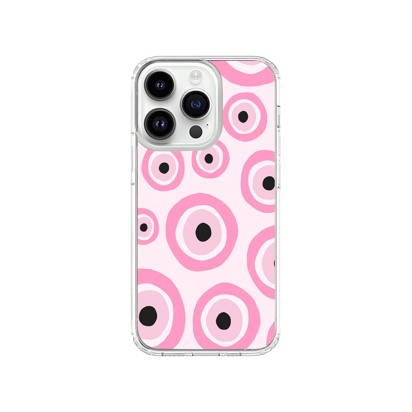 Pink Evil Eye Phone Case.