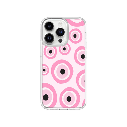 Pink Evil Eye Phone Case.