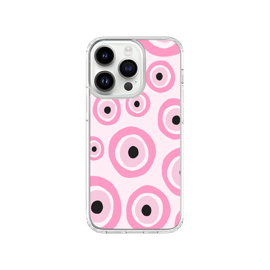 Pink Evil Eye Phone Case.