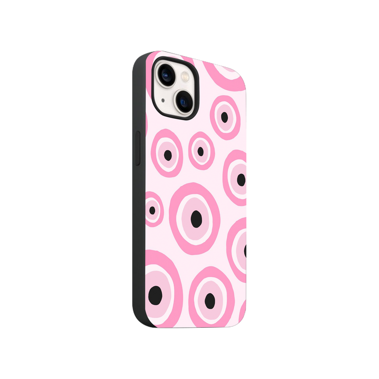 Pink Evil Eye Phone Case.