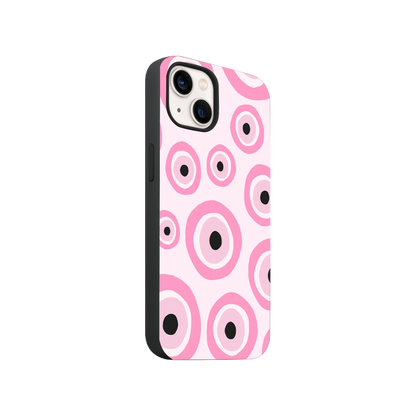 Pink Evil Eye Phone Case.