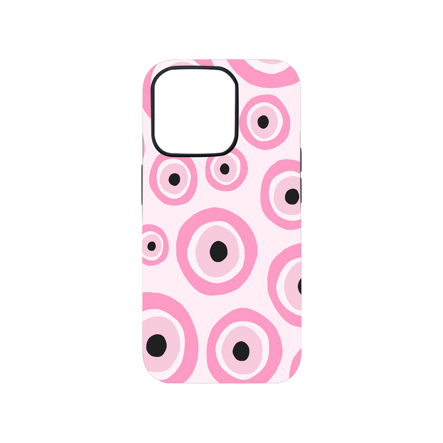 Pink Evil Eye Phone Case.