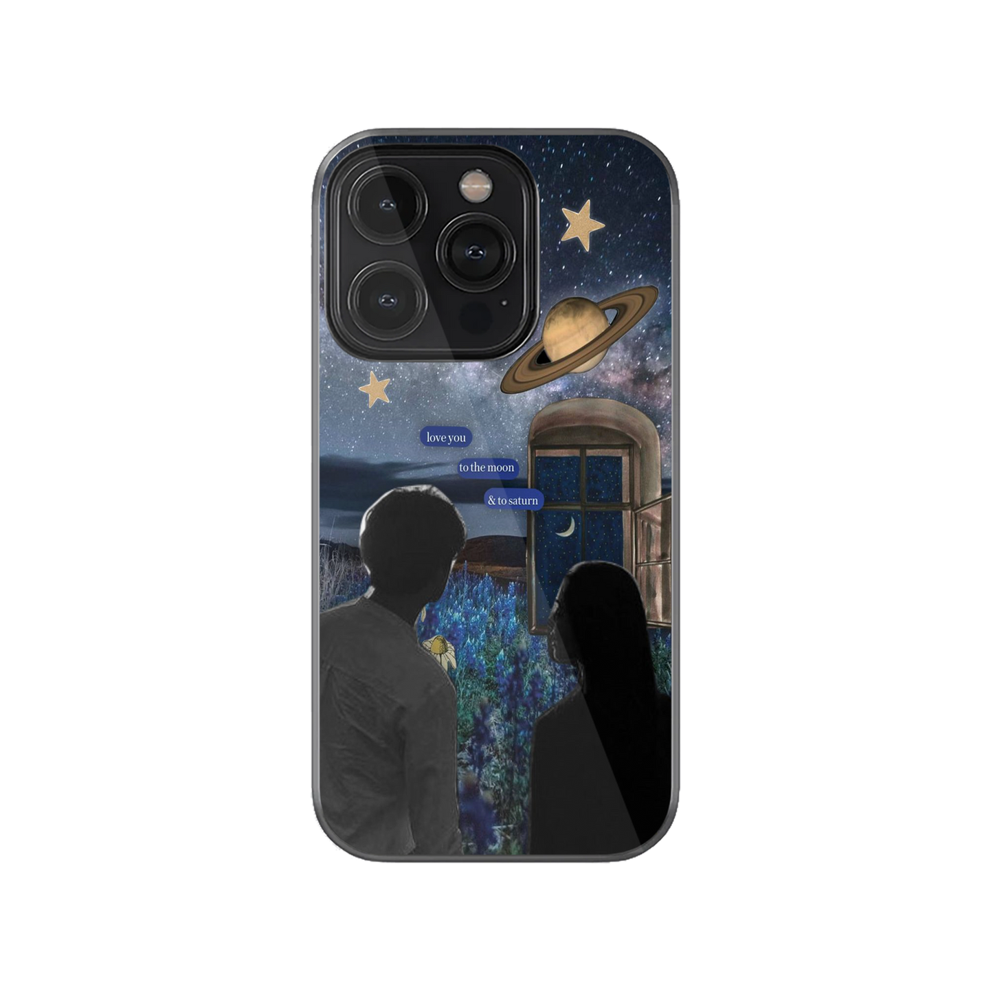 The Saturn & Moon Promise Phone Case.