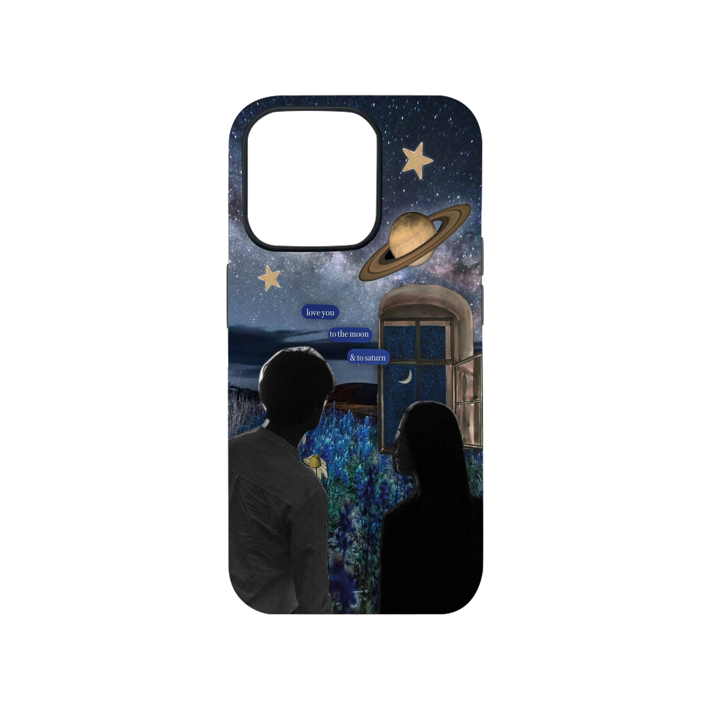 The Saturn & Moon Promise Phone Case.