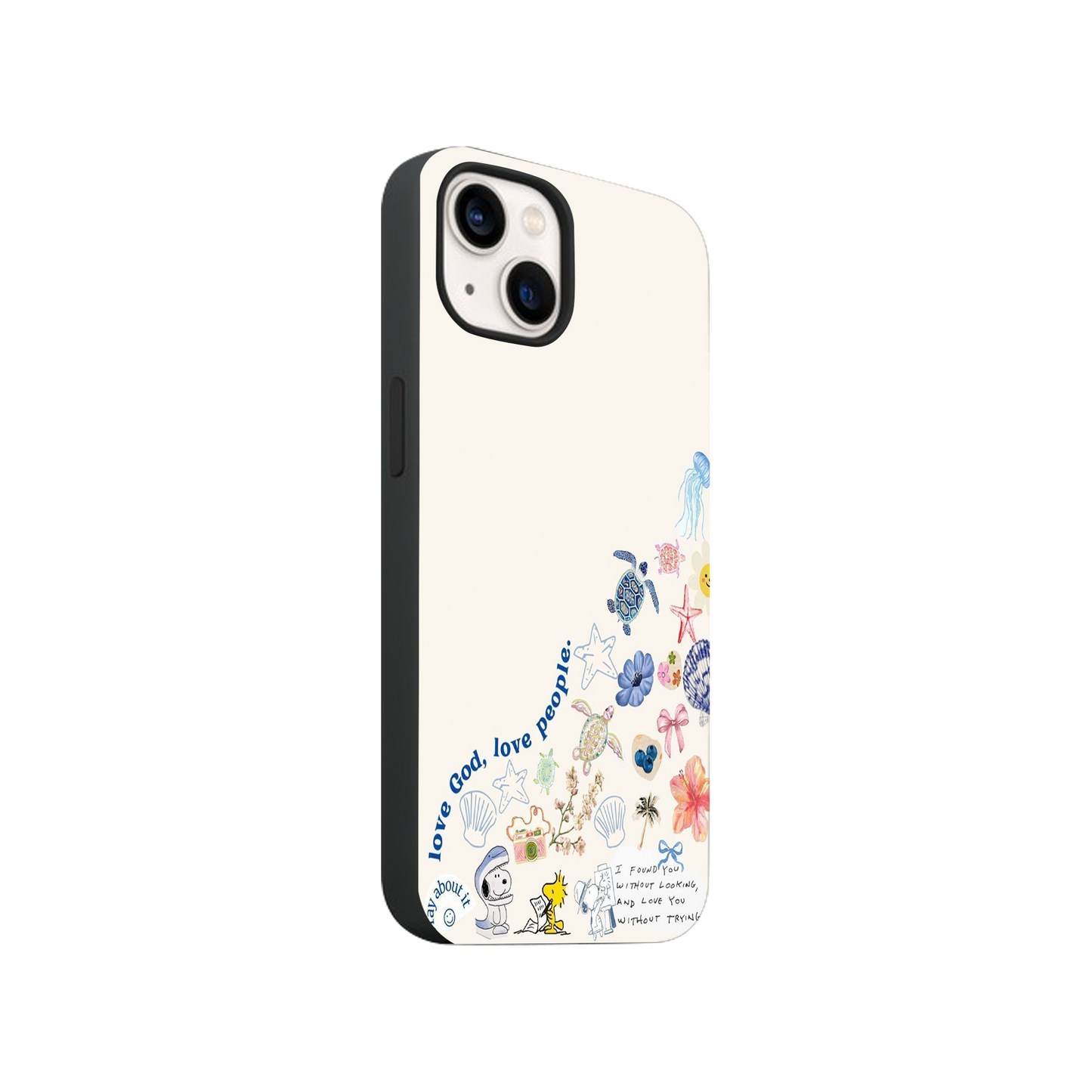 "Love God, Love People" Phone Case.