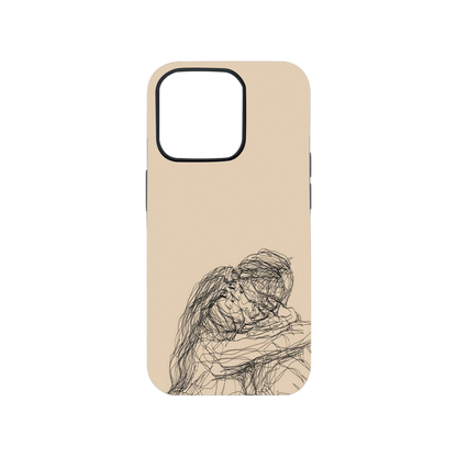 Abstract Couple Art Phone Case.