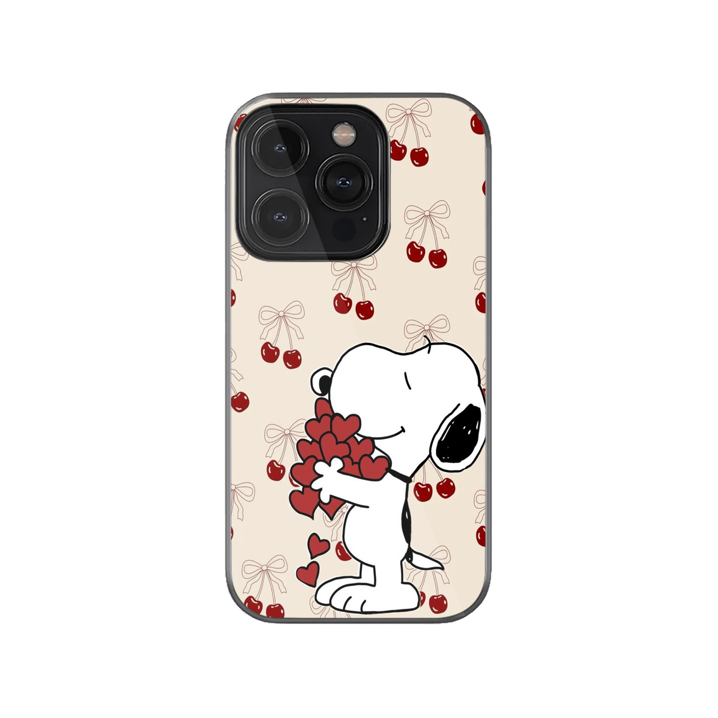 Snoopy & Cherries Valentine's Phone Case.