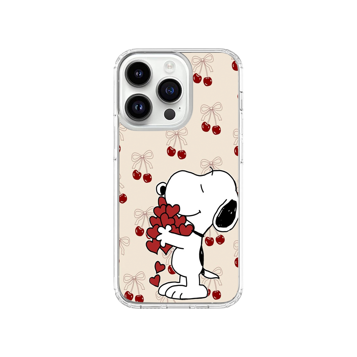 Snoopy & Cherries Valentine's Phone Case.