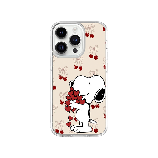 Snoopy & Cherries Valentine's Phone Case.