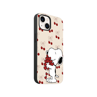 Snoopy & Cherries Valentine's Phone Case.