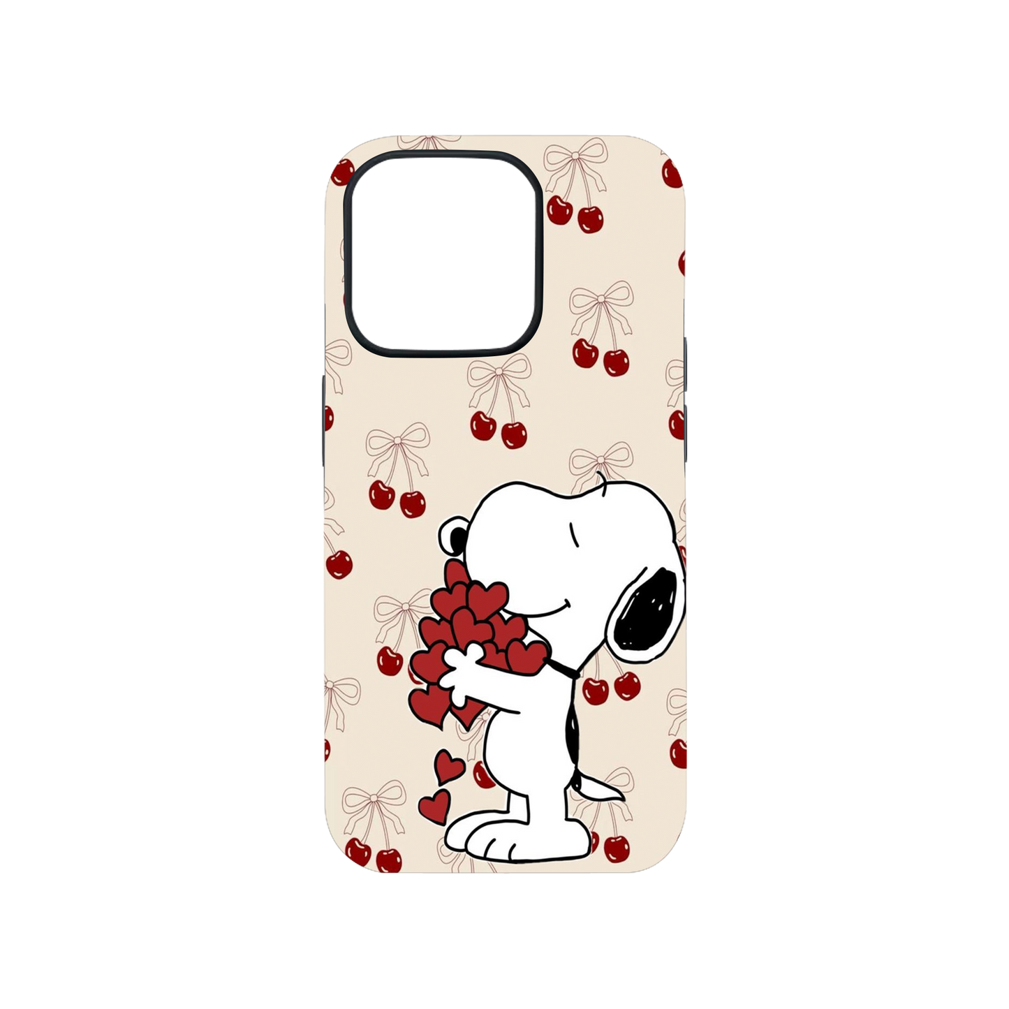 Snoopy & Cherries Valentine's Phone Case.