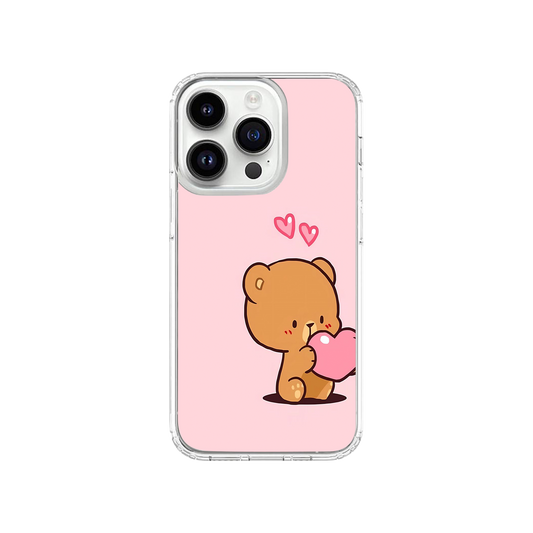 "Cute Dudu Giving His Heart" Matching Phone Case.