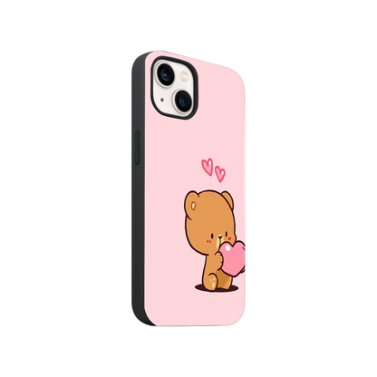 "Cute Dudu Giving His Heart" Matching Phone Case.