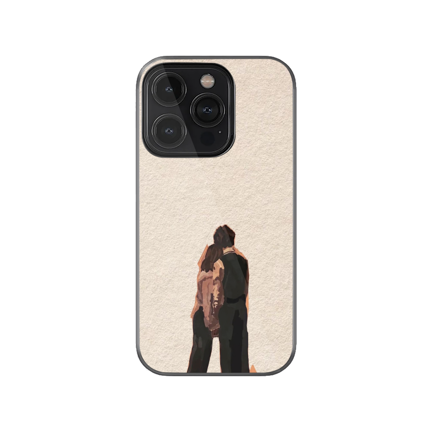 Minimalist Couple Art Phone Case.