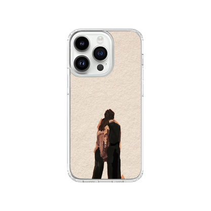 Minimalist Couple Art Phone Case.