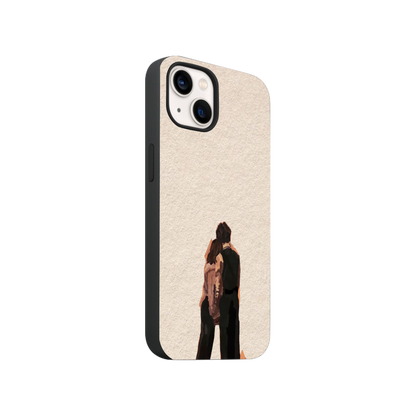 Minimalist Couple Art Phone Case.