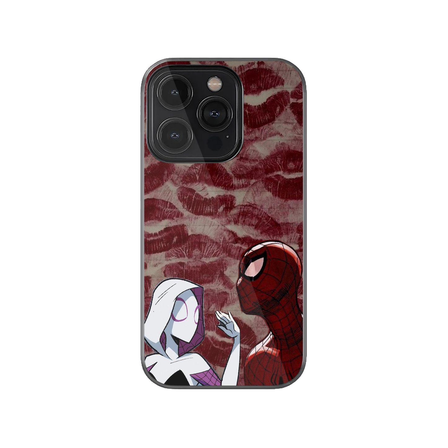 Gwen & Miles Love Kiss Pattern Phone Case.