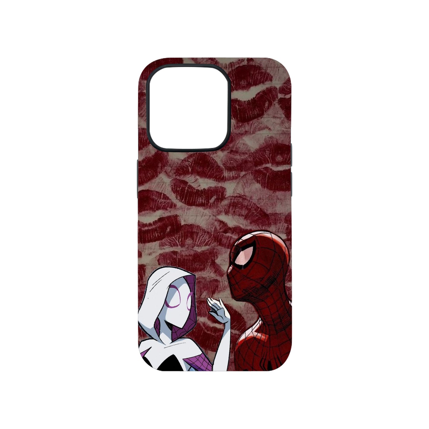 Gwen & Miles Love Kiss Pattern Phone Case.