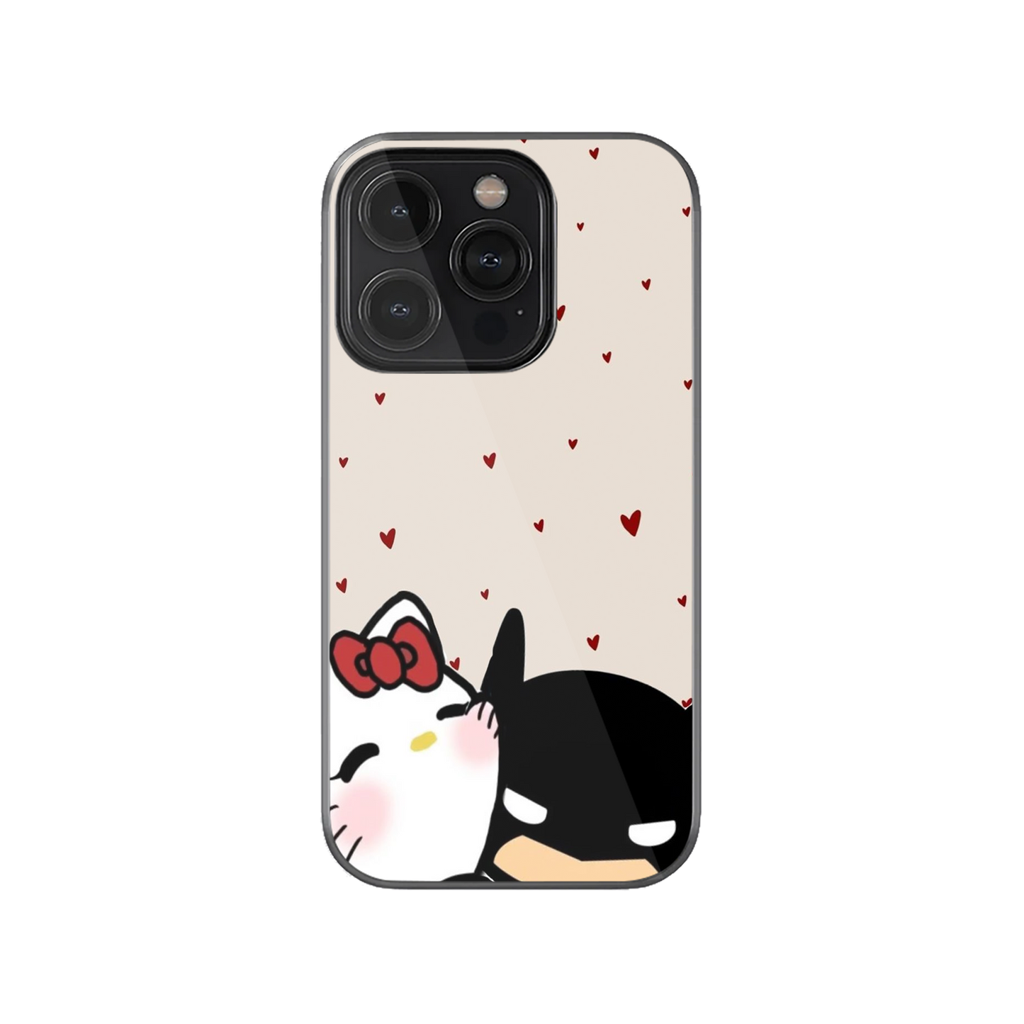 Cute Batman & Hello Kitty Phone Case.