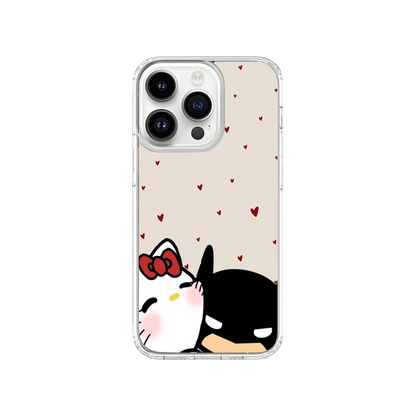 Cute Batman & Hello Kitty Phone Case.