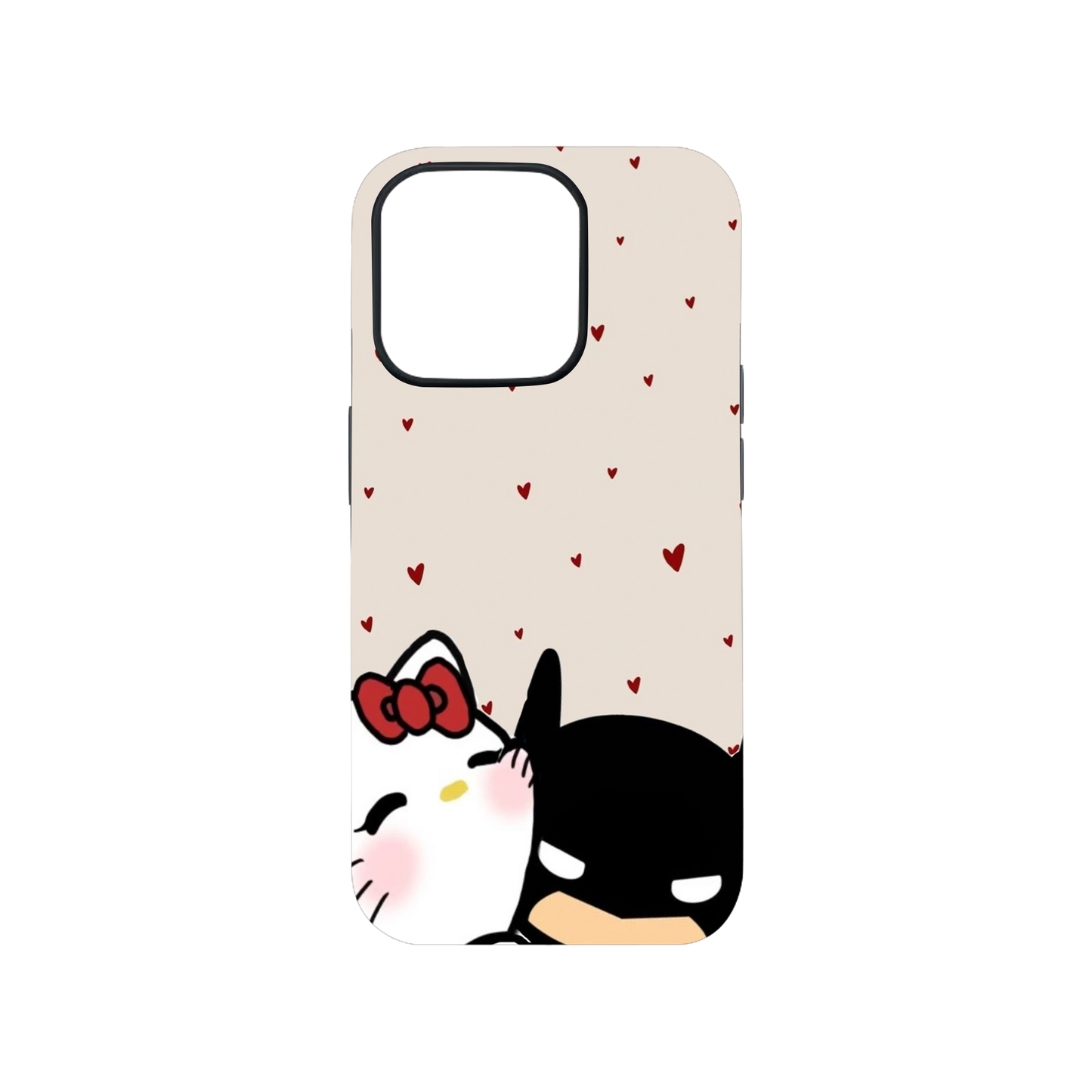 Cute Batman & Hello Kitty Phone Case.