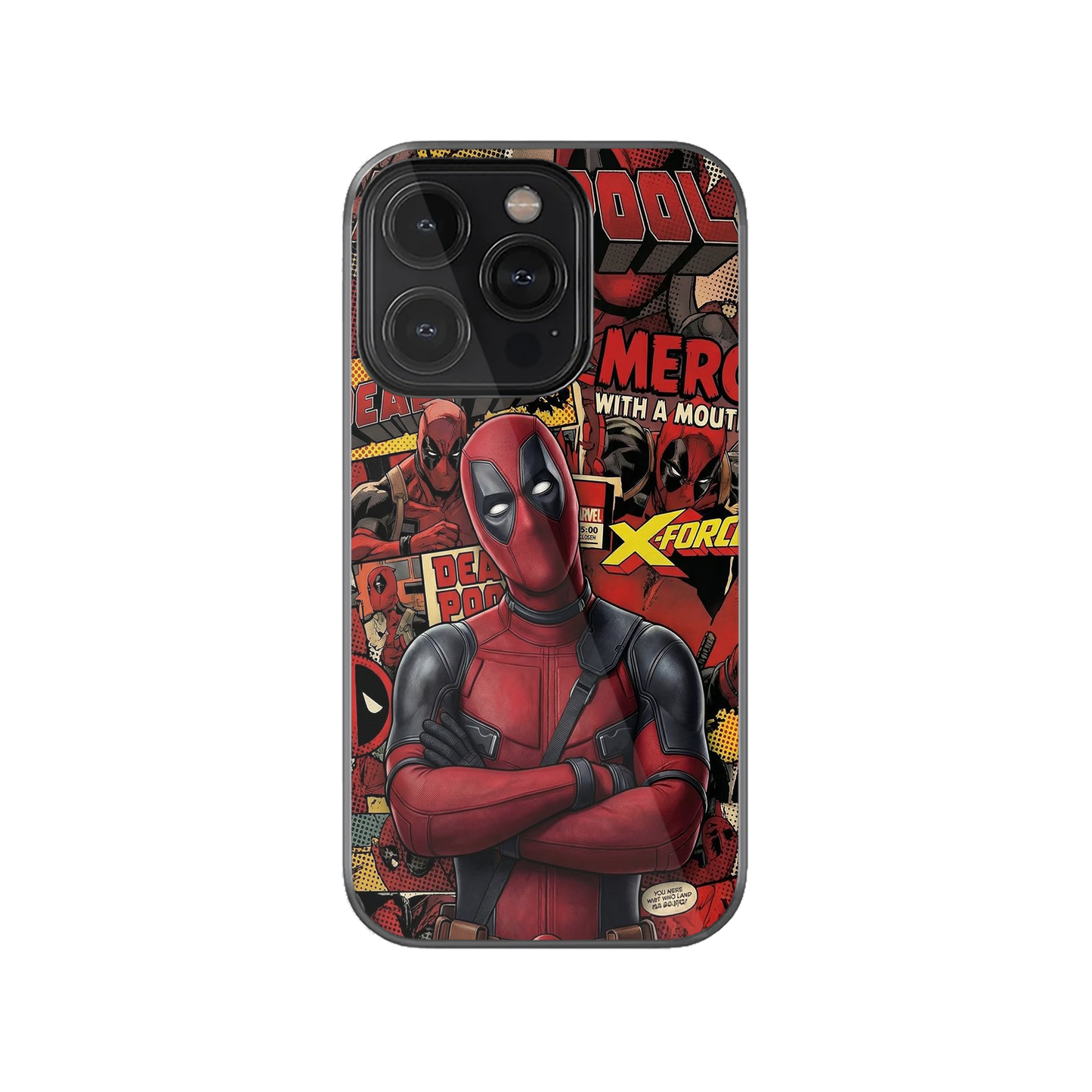 Deadpool Collage Phone Case.